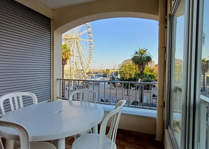 Chez Sofia T3 View Port Private Parking And Pool 아파트